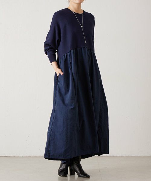 BEARDSLEY / ビアズリー ロング・マキシ丈ワンピース | ニットコンビワンピース | 詳細16