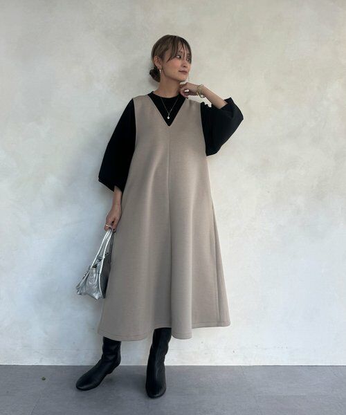 BEARDSLEY / ビアズリー ミニ丈・ひざ丈ワンピース | 近日予約開始《TANAKAコラボ》ダンボールジャンスカ | 詳細10