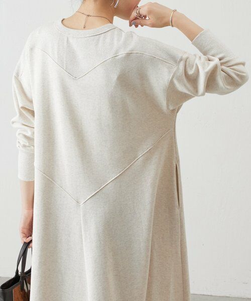 BEARDSLEY / ビアズリー ロング・マキシ丈ワンピース | 切り替え裏毛ワンピース | 詳細5