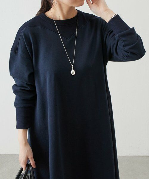 BEARDSLEY / ビアズリー ロング・マキシ丈ワンピース | 切り替え裏毛ワンピース | 詳細10