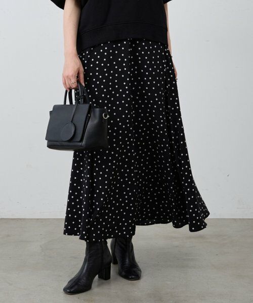 BEARDSLEY / ビアズリー ロング・マキシ丈スカート | 《1/1(木)12:00予約開始》ドットマーメイドスカート（ブラック）