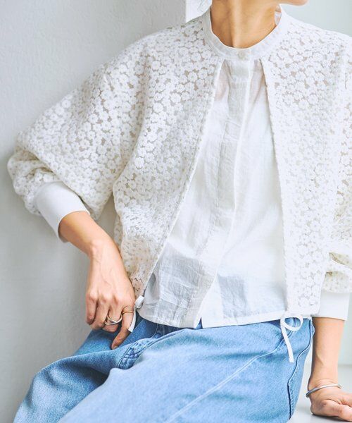 BEARDSLEY / ビアズリー シャツ・ブラウス | 《1/3(土)12時予約・HiROMITHiSTLE》マーガレットブラウス（ホワイト）