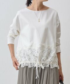 BEARDSLEY / ビアズリー カットソー | 裾レースカットソー