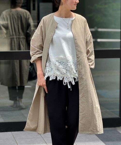 BEARDSLEY / ビアズリー カットソー | 裾レースカットソー | 詳細11