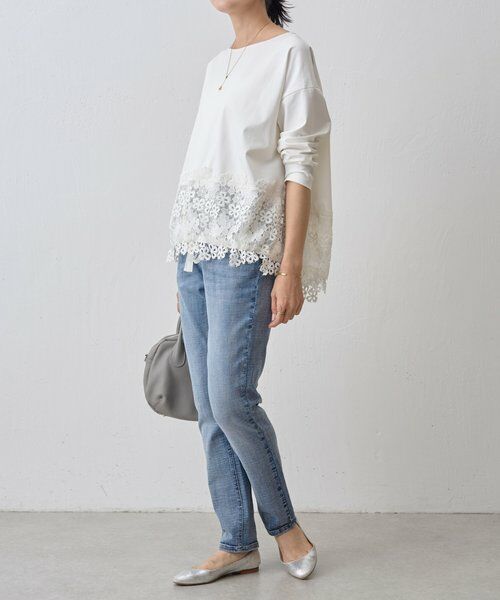 BEARDSLEY / ビアズリー カットソー | 裾レースカットソー | 詳細13