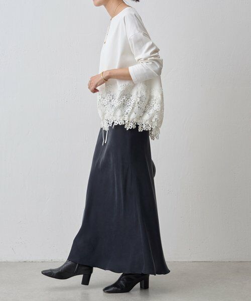 BEARDSLEY / ビアズリー カットソー | 裾レースカットソー | 詳細17