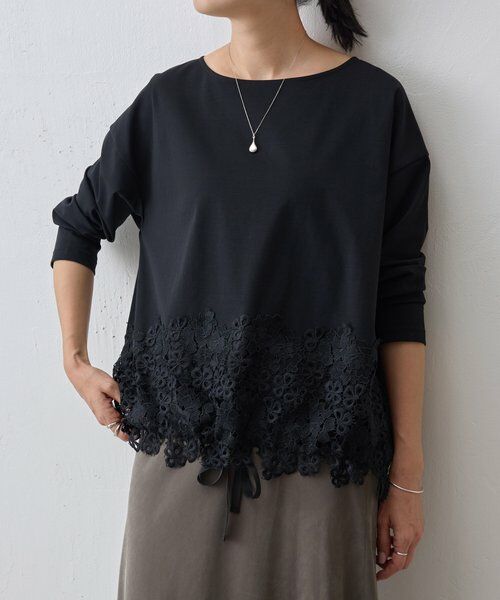 BEARDSLEY / ビアズリー カットソー | 裾レースカットソー | 詳細23