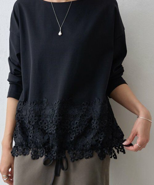 BEARDSLEY / ビアズリー カットソー | 裾レースカットソー | 詳細24