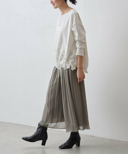 BEARDSLEY / ビアズリー カットソー | 裾レースカットソー | 詳細3