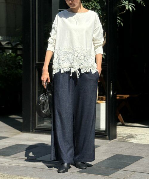 BEARDSLEY / ビアズリー カットソー | 裾レースカットソー | 詳細8