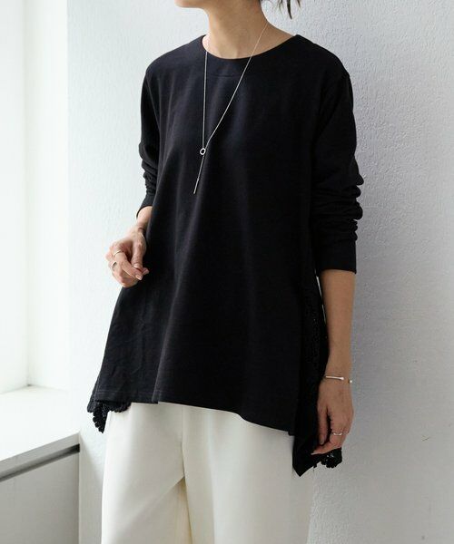 BEARDSLEY / ビアズリー カットソー | 《1/7(水)12:00予約開始》コットンレースカットソー | 詳細1