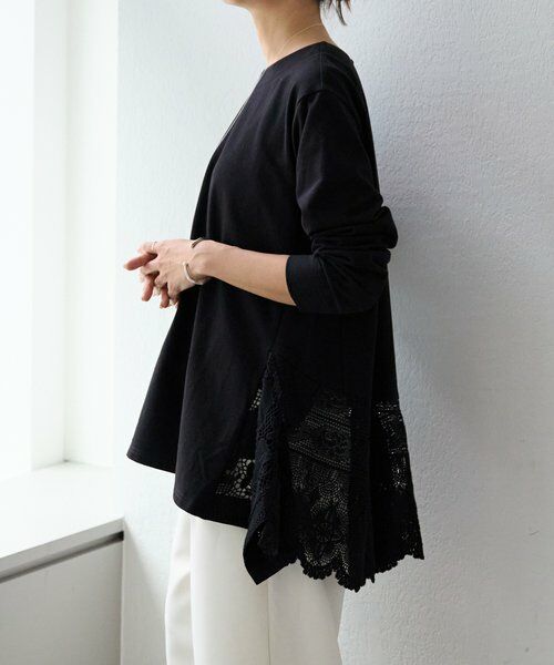 BEARDSLEY / ビアズリー カットソー | 《1/7(水)12:00予約開始》コットンレースカットソー | 詳細2