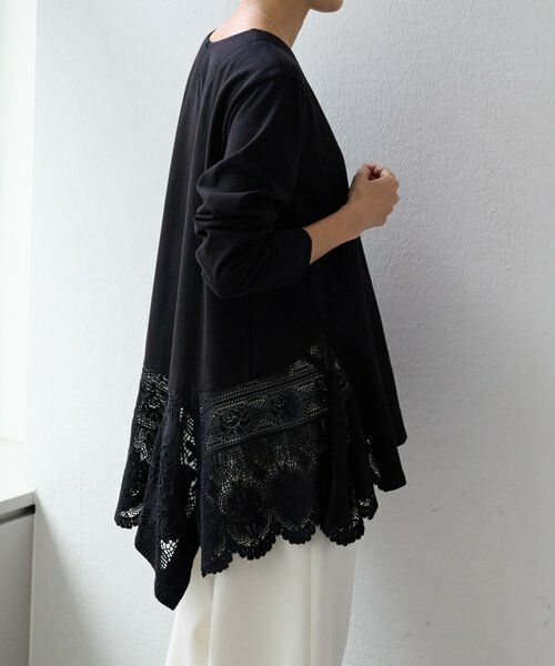 BEARDSLEY / ビアズリー カットソー | 《1/7(水)12:00予約開始》コットンレースカットソー | 詳細3