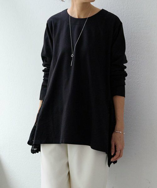 BEARDSLEY / ビアズリー カットソー | 《1/7(水)12:00予約開始》コットンレースカットソー | 詳細4