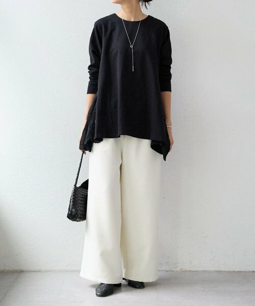 BEARDSLEY / ビアズリー カットソー | 《1/7(水)12:00予約開始》コットンレースカットソー | 詳細5