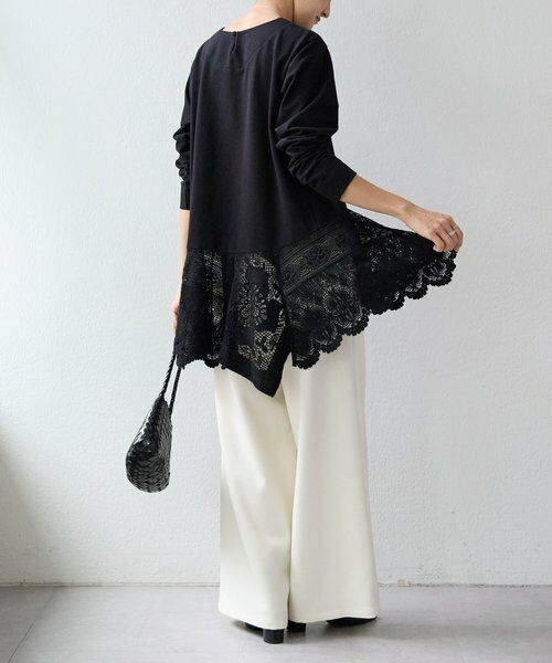 BEARDSLEY / ビアズリー カットソー | 《1/7(水)12:00予約開始》コットンレースカットソー | 詳細8