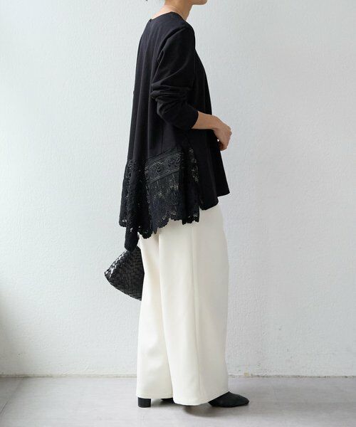 BEARDSLEY / ビアズリー カットソー | 《1/7(水)12:00予約開始》コットンレースカットソー | 詳細9