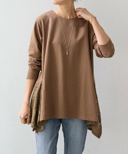 BEARDSLEY / ビアズリー カットソー | 《1/7(水)12:00予約開始》コットンレースカットソー | 詳細14