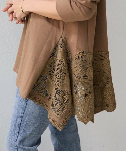 BEARDSLEY / ビアズリー カットソー | 《1/7(水)12:00予約開始》コットンレースカットソー | 詳細18