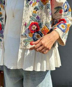 BEARDSLEY / ビアズリー その他アウター | ハンド刺繍裾フリルジャケット