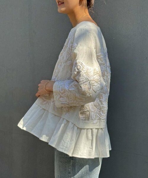 BEARDSLEY / ビアズリー その他アウター | ハンド刺繍裾フリルジャケット | 詳細11