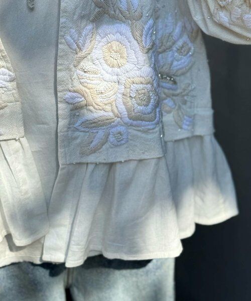 BEARDSLEY / ビアズリー その他アウター | ハンド刺繍裾フリルジャケット | 詳細14