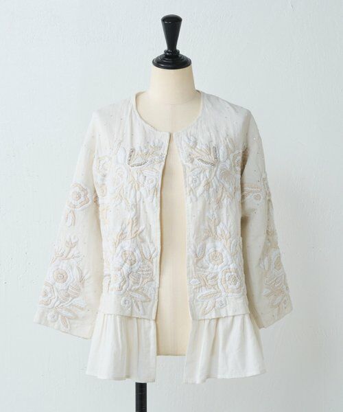 BEARDSLEY / ビアズリー その他アウター | ハンド刺繍裾フリルジャケット | 詳細16