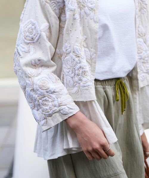 BEARDSLEY / ビアズリー その他アウター | ハンド刺繍裾フリルジャケット | 詳細5