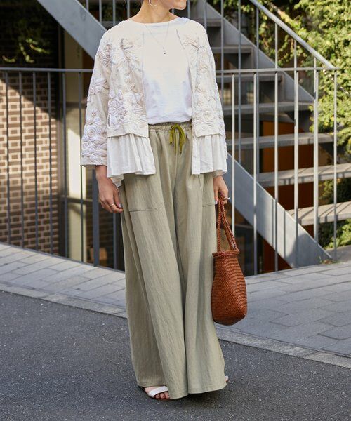 BEARDSLEY / ビアズリー その他アウター | ハンド刺繍裾フリルジャケット | 詳細8