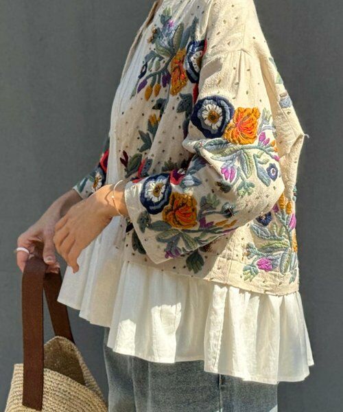 BEARDSLEY / ビアズリー その他アウター | ハンド刺繍裾フリルジャケット | 詳細26