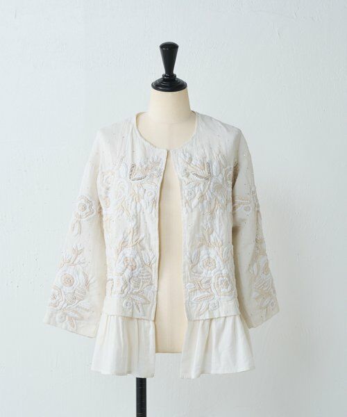 BEARDSLEY / ビアズリー その他アウター | ハンド刺繍裾フリルジャケット | 詳細27