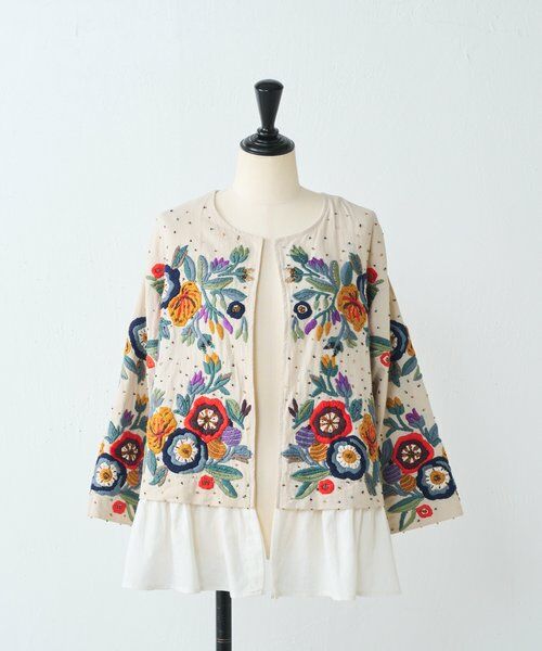 BEARDSLEY / ビアズリー その他アウター | ハンド刺繍裾フリルジャケット | 詳細30
