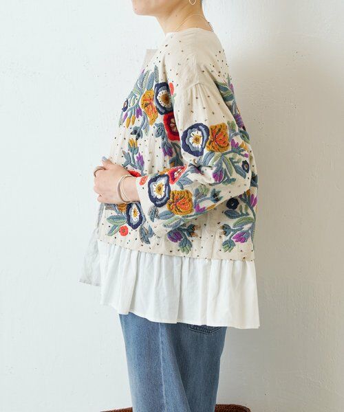 BEARDSLEY / ビアズリー その他アウター | ハンド刺繍裾フリルジャケット | 詳細17