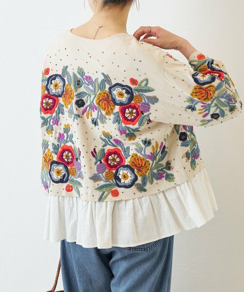 BEARDSLEY / ビアズリー その他アウター | ハンド刺繍裾フリルジャケット | 詳細18