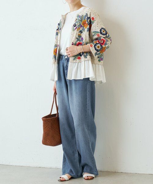 BEARDSLEY / ビアズリー その他アウター | ハンド刺繍裾フリルジャケット | 詳細20