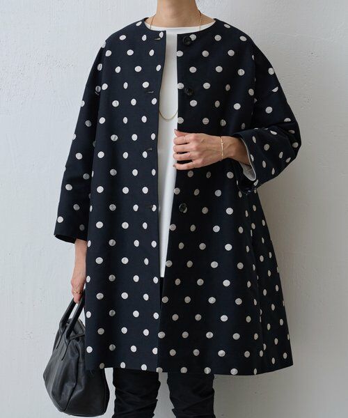 BEARDSLEY / ビアズリー その他アウター | 《12/22(月)12時予約》ドットコート（ブラック）