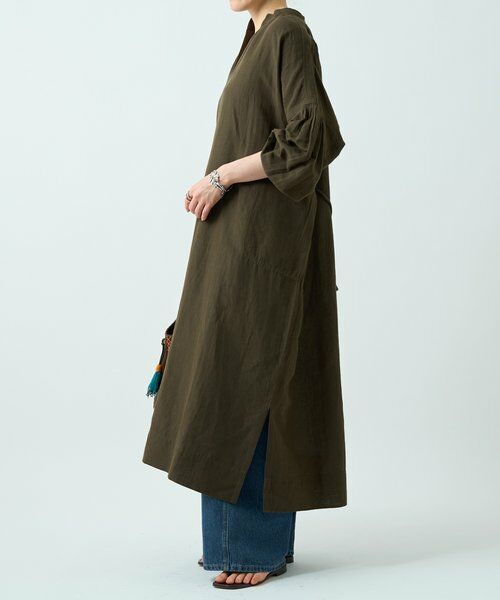 BEARDSLEY / ビアズリー ロング・マキシ丈ワンピース | コットンリネンロングワンピース | 詳細3