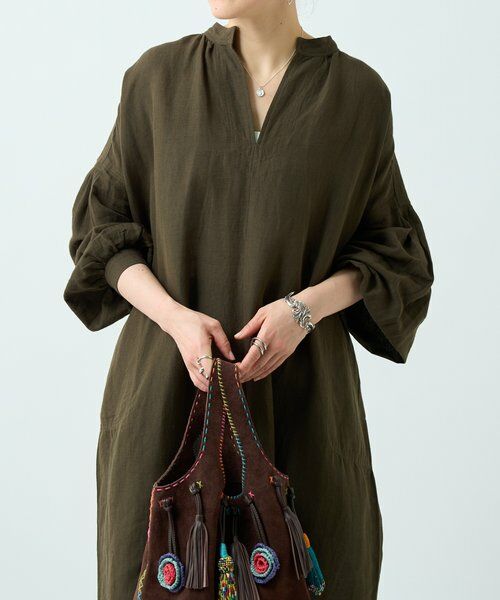 BEARDSLEY / ビアズリー ロング・マキシ丈ワンピース | コットンリネンロングワンピース | 詳細7