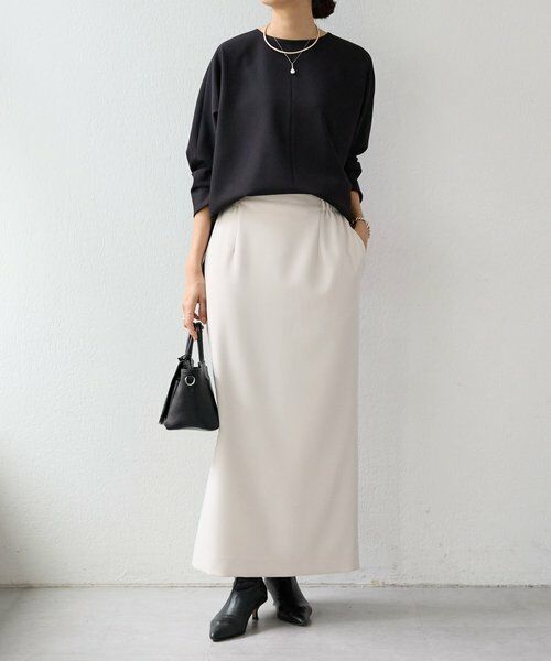 BEARDSLEY / ビアズリー ロング・マキシ丈スカート | 《1/4(日)12:00LIVETART》ストレッチツイル２WAYスカート | 詳細1