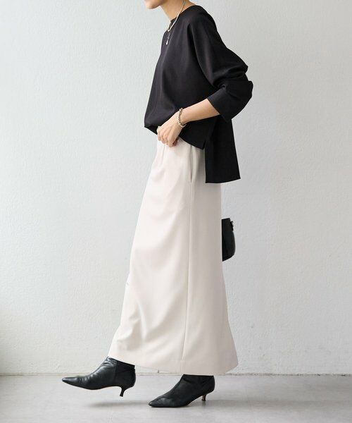 BEARDSLEY / ビアズリー ロング・マキシ丈スカート | 《1/4(日)12:00LIVETART》ストレッチツイル２WAYスカート | 詳細2