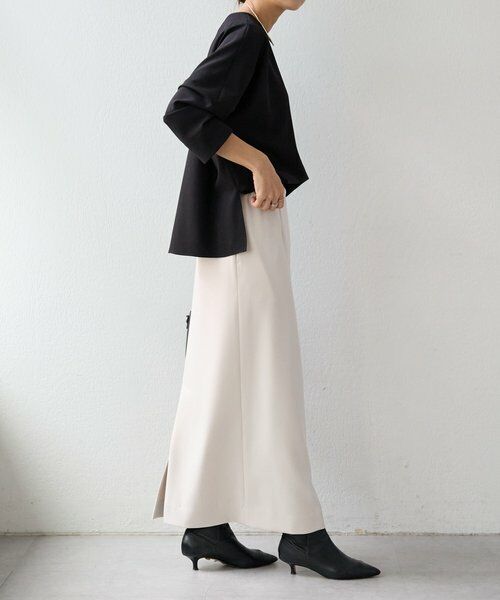 BEARDSLEY / ビアズリー ロング・マキシ丈スカート | 《1/4(日)12:00LIVETART》ストレッチツイル２WAYスカート | 詳細4