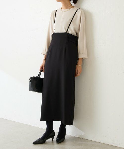 BEARDSLEY / ビアズリー ロング・マキシ丈スカート | 《1/4(日)12:00LIVETART》ストレッチツイル２WAYスカート | 詳細16