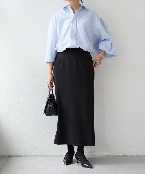 BEARDSLEY / ビアズリー ロング・マキシ丈スカート | 《1/4(日)12:00LIVETART》ストレッチツイル２WAYスカート | 詳細6