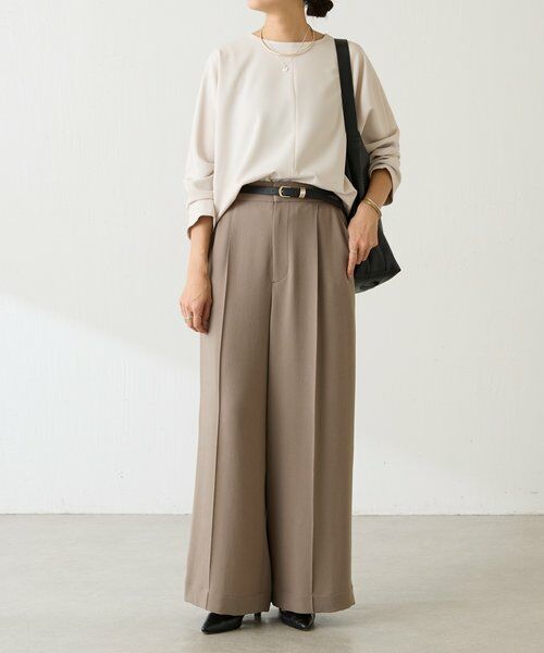 BEARDSLEY / ビアズリー その他パンツ | 《1/4(日)12:00・LIVETART》ヴィンテージジョーゼットタックパンツ | 詳細1