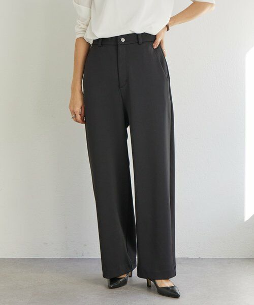 BEARDSLEY / ビアズリー その他パンツ | 《1/4(日)12:00・LIVETART》ドット釦ストレートパンツ（ブラック）