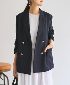 BEARDSLEY / ビアズリー テーラードジャケット | 《1/4(日)12:00予約・LIVETART》ボンディングメッシュジャケット