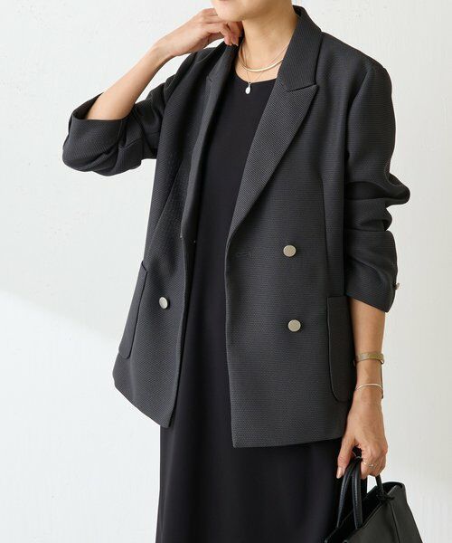 BEARDSLEY / ビアズリー テーラードジャケット | 《1/4(日)12:00予約・LIVETART》ボンディングメッシュジャケット | 詳細6