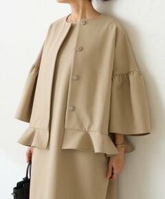 BEARDSLEY / ビアズリー その他アウター | 《1/4(日)12:00予約開始・LIVETART》裾フリルジャケット