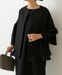 BEARDSLEY / ビアズリー その他アウター | 《1/4(日)12:00予約開始・LIVETART》裾フリルジャケット