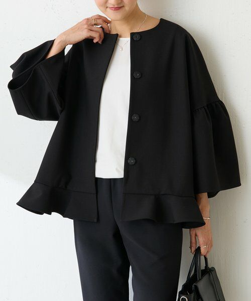 BEARDSLEY / ビアズリー その他アウター | 《1/4(日)12:00予約開始・LIVETART》裾フリルジャケット | 詳細10